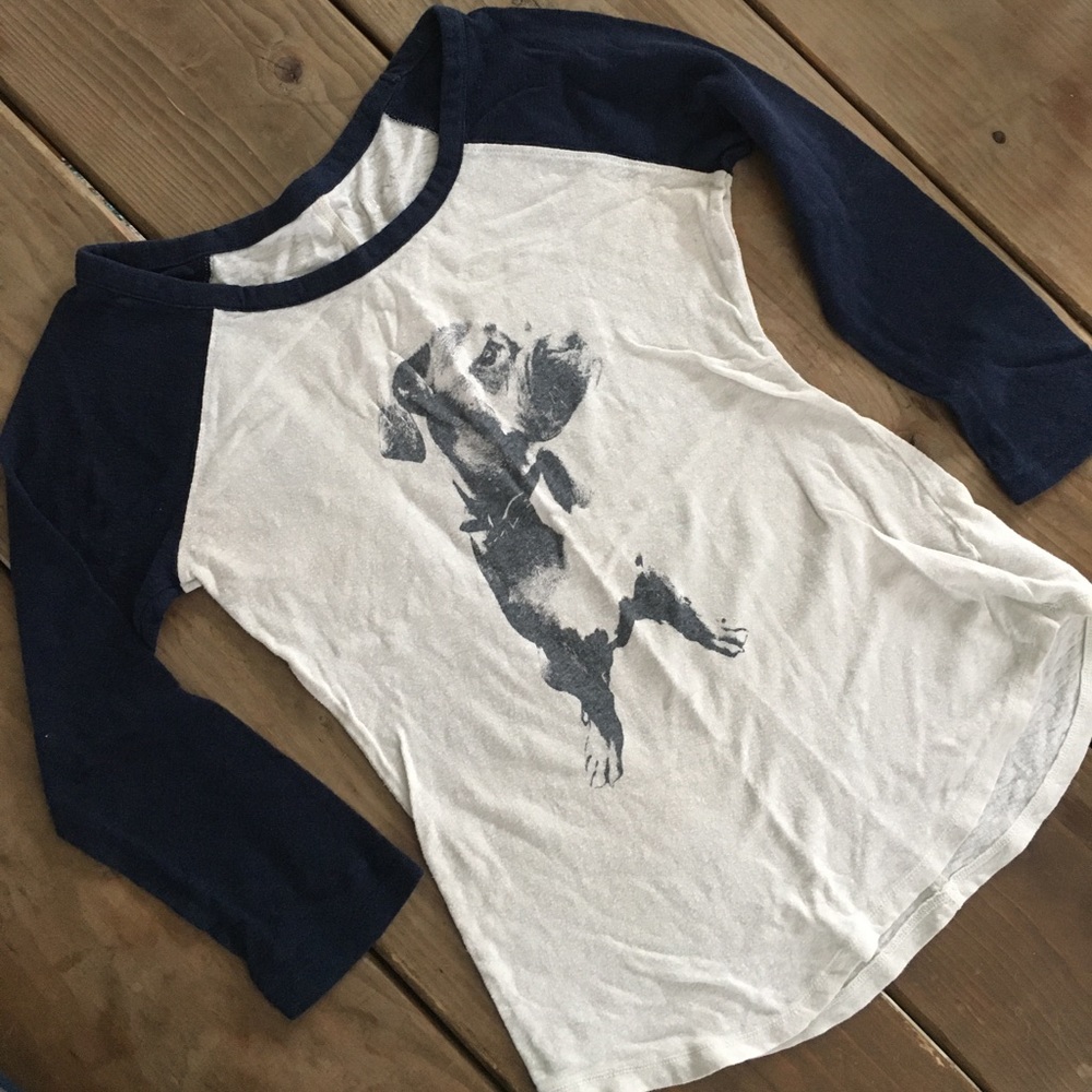 Dog graphic Baseball Tee 🐶